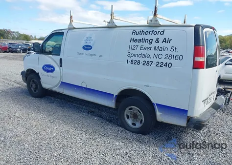 2007 Chevrolet Express Work Van из США, поврежденный, VIN 1GCGG25VX71121651